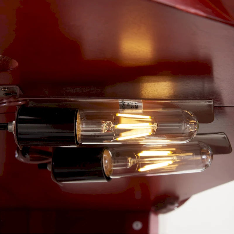 Curio Cabinet Lighted Glass Display Curio Cabinet w/Tempered Glass Doors and Shelves, Crown Corner Cabinet with Bulb