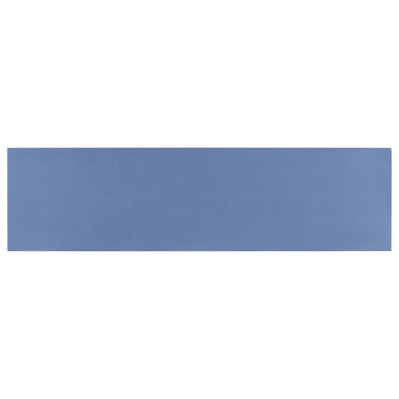 Concrete-Style Console Table with Pine Wood Frame