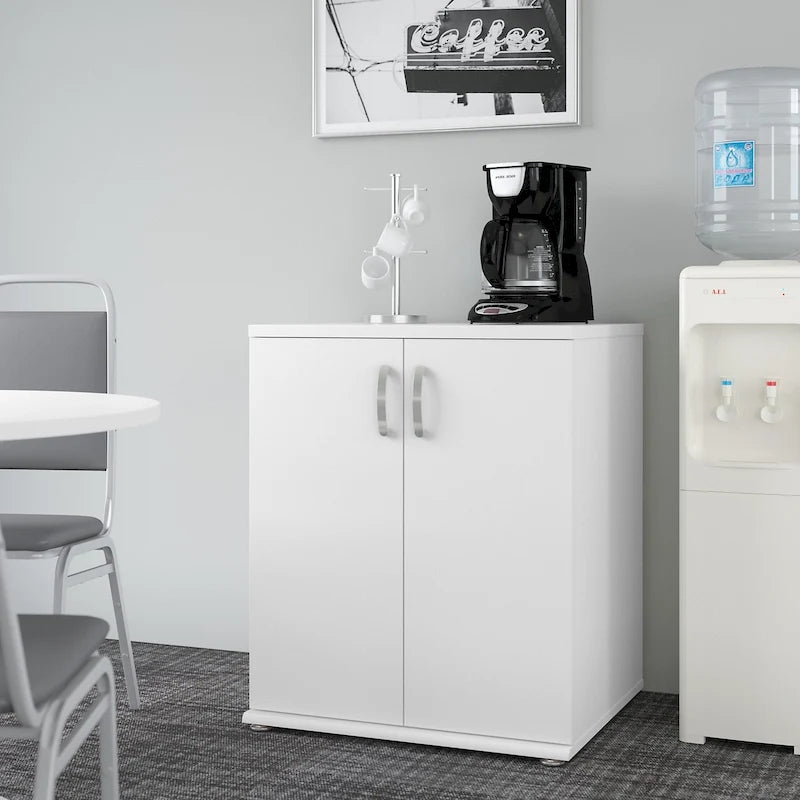 Universal Floor Storage Cabinet with Doors by Bush Business Furniture