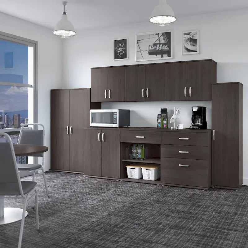 Universal Floor Storage Cabinet with Doors by Bush Business Furniture