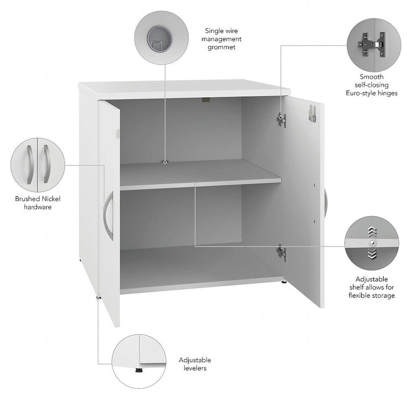 Studio C Office Storage Cabinet with Doors by Bush Business Furniture