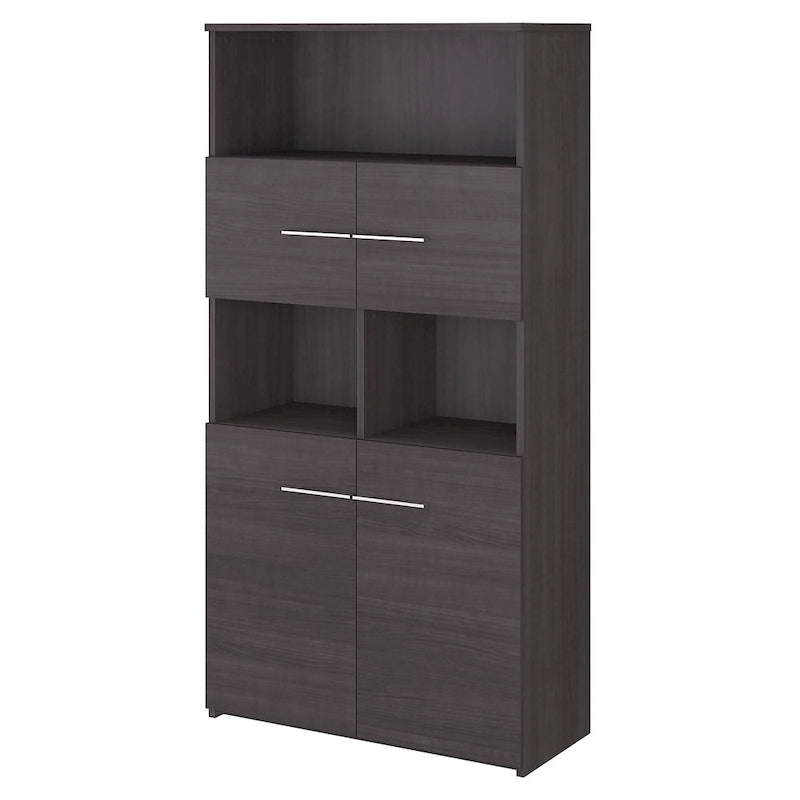 Office 500 5-shelf 4-door Bookcase by Bush Business Furniture
