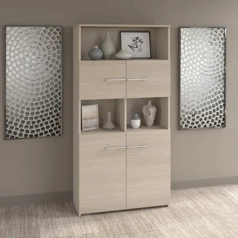 Office 500 5-shelf 4-door Bookcase by Bush Business Furniture