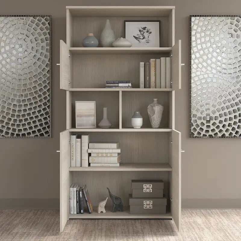 Office 500 5-shelf 4-door Bookcase by Bush Business Furniture