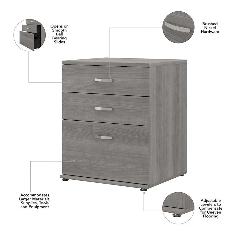 Universal Storage Cabinet with Drawers by Bush Business Furniture