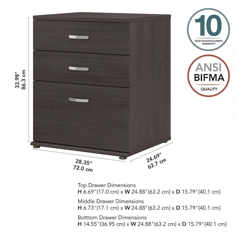 Universal Storage Cabinet with Drawers by Bush Business Furniture