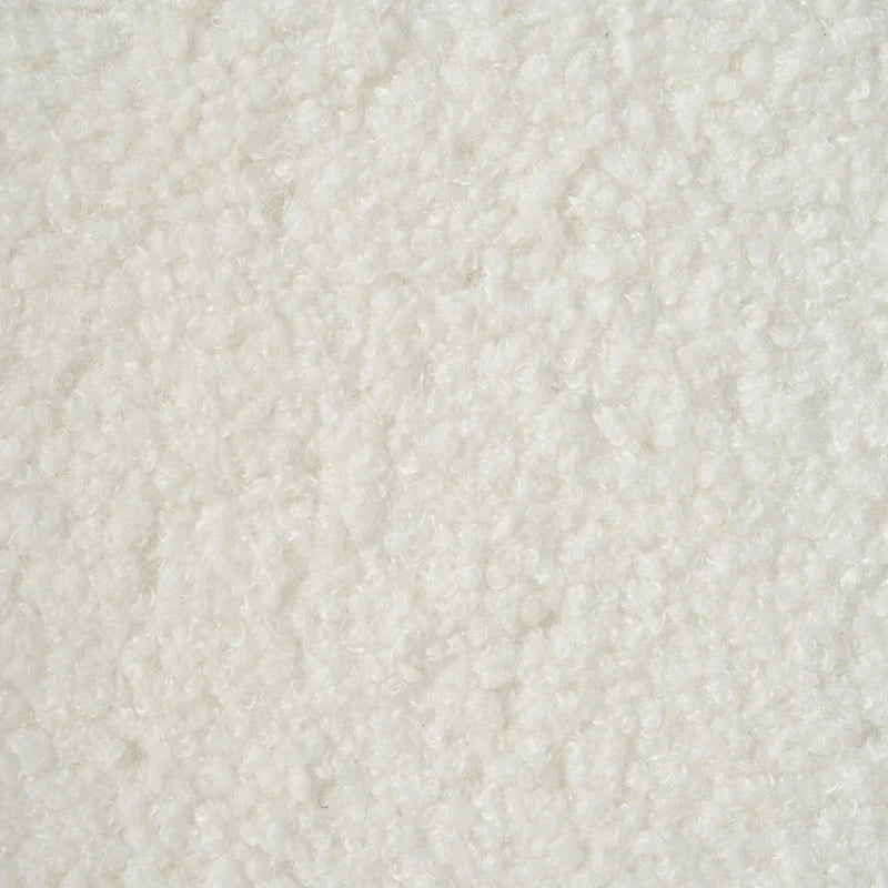 Oversized Teddy Velvet Accent Chair with Walnut Legs