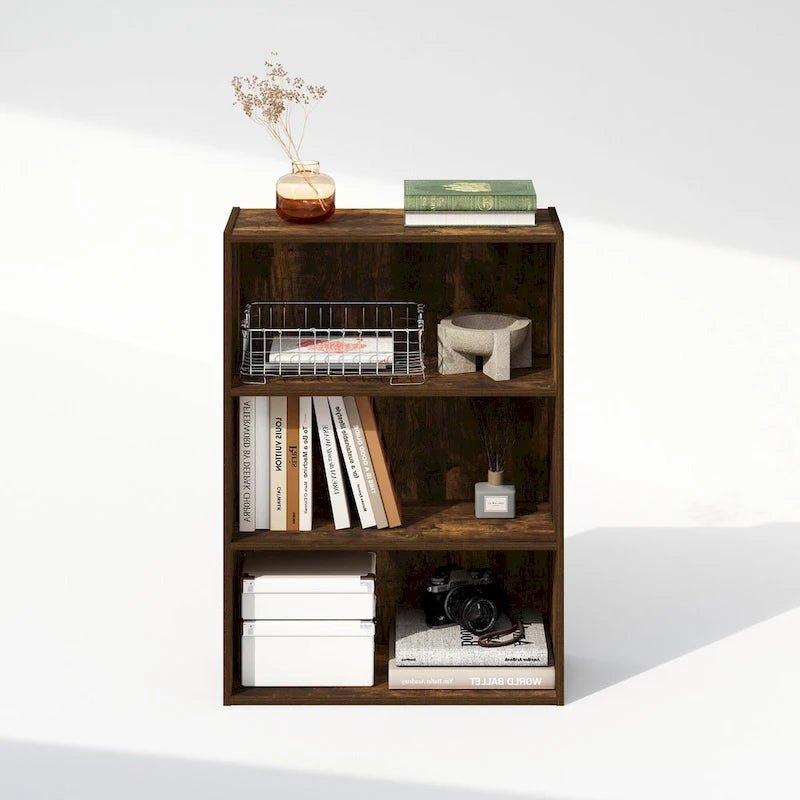 Furinno Simple Open Shelf, Bookcases, 3-Tier