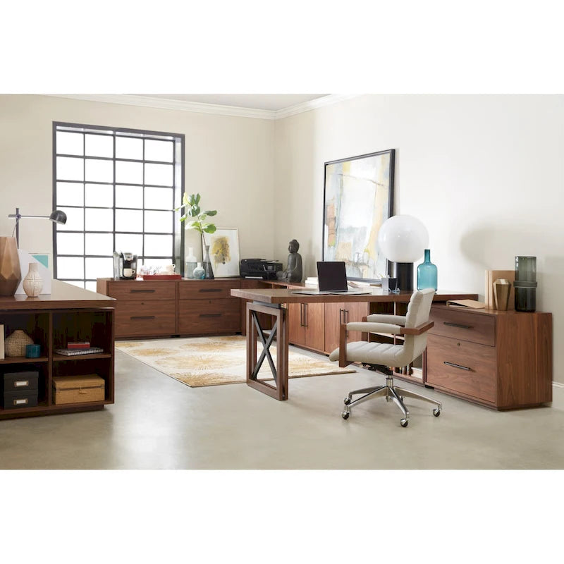 Hooker Furniture Elon 32 Wide Craftsman Style Minimalist Home Office