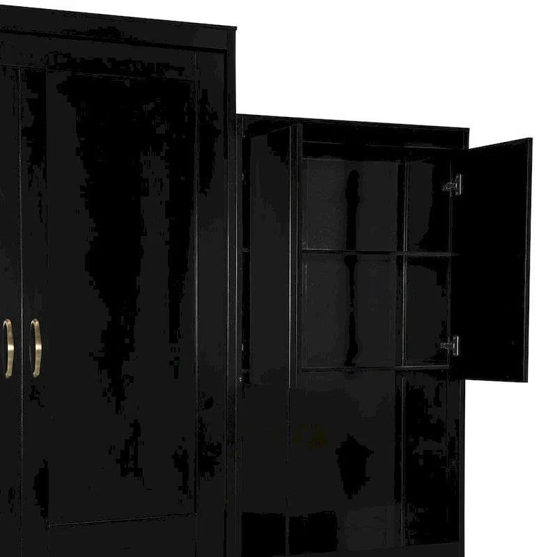 Queen Murphy Wall Bed with Desk and Vanity