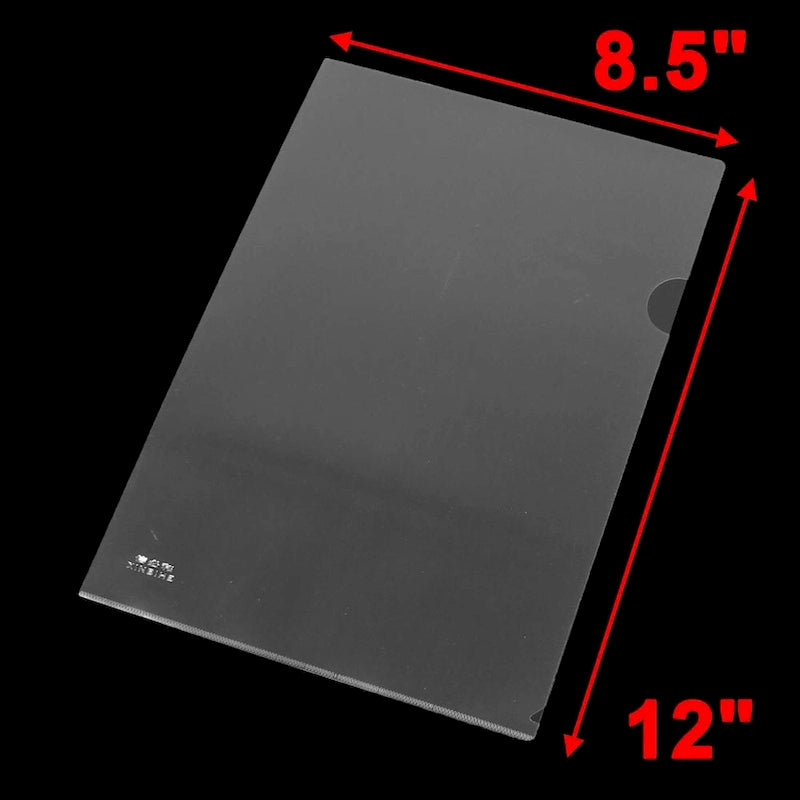 Portable Plastic Clear A4 Paper Document File Folder Holder 20 Pcs