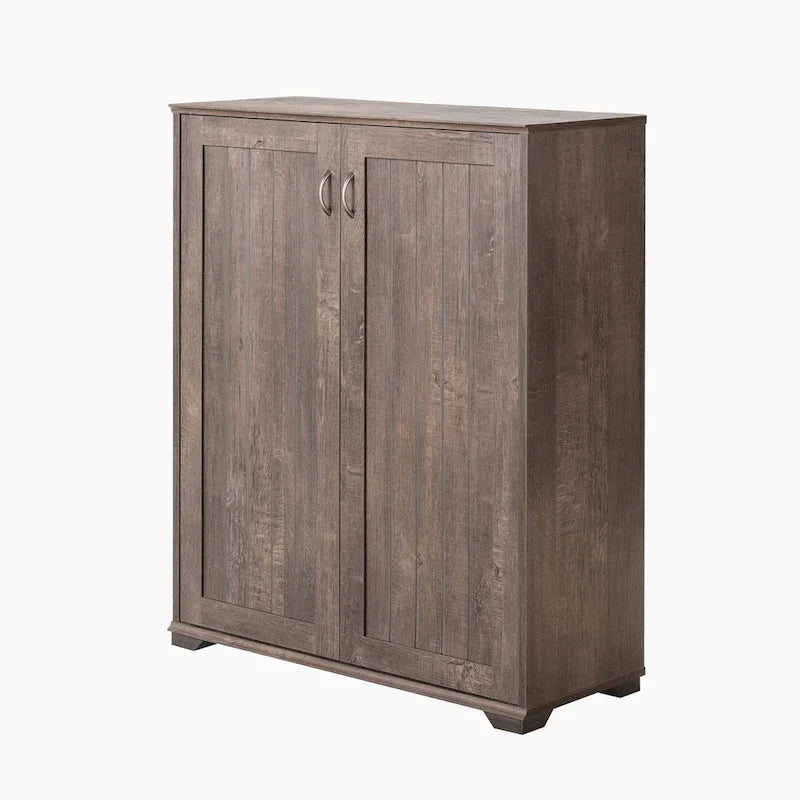 5-Shelf Shoe Cabinet with Double Doors