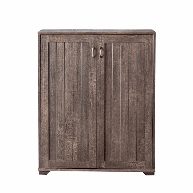 5-Shelf Shoe Cabinet with Double Doors