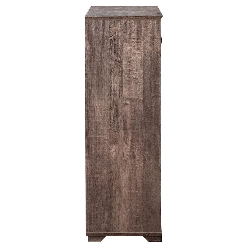 5-Shelf Shoe Cabinet with Double Doors
