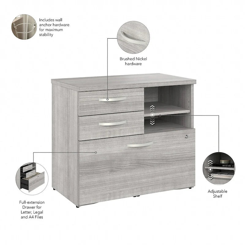 Studio A Storage Cabinet with Drawers by Bush Business Furniture