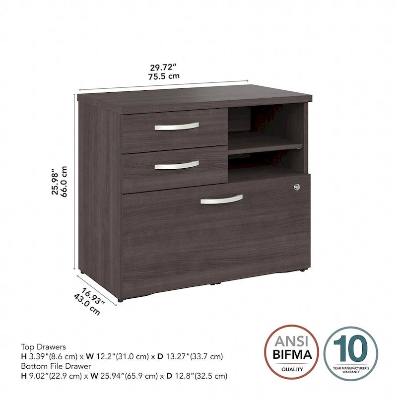 Studio A Storage Cabinet with Drawers by Bush Business Furniture