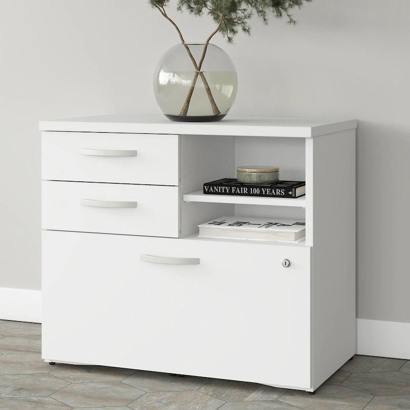 Studio A Storage Cabinet with Drawers by Bush Business Furniture