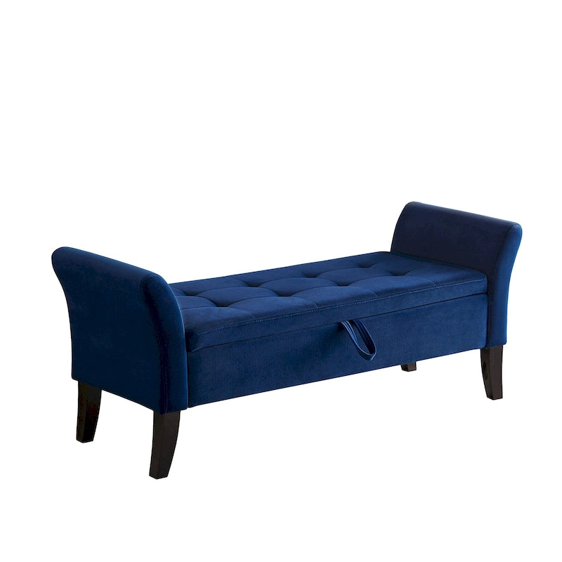 Aukfa Armed Storage Bench for Bedroom Entryway Living Room