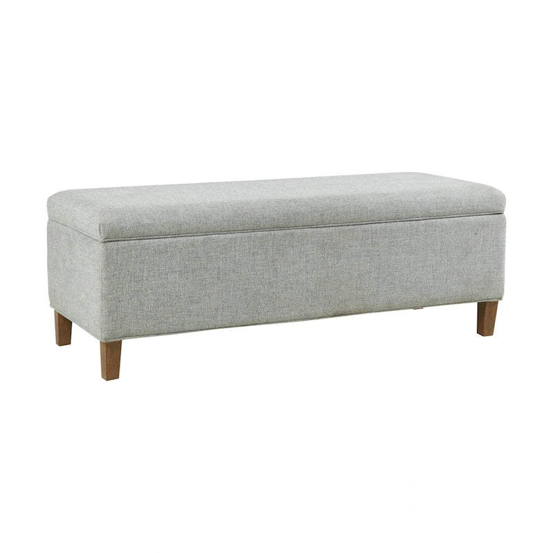 INK+IVY Marcie Blue Soft Close Storage Accent Bench