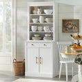 Lifestorey Monza 2-Piece Buffet Hutch Set