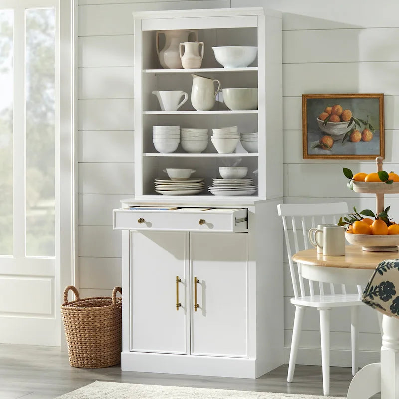 Lifestorey Monza 2-Piece Buffet Hutch Set