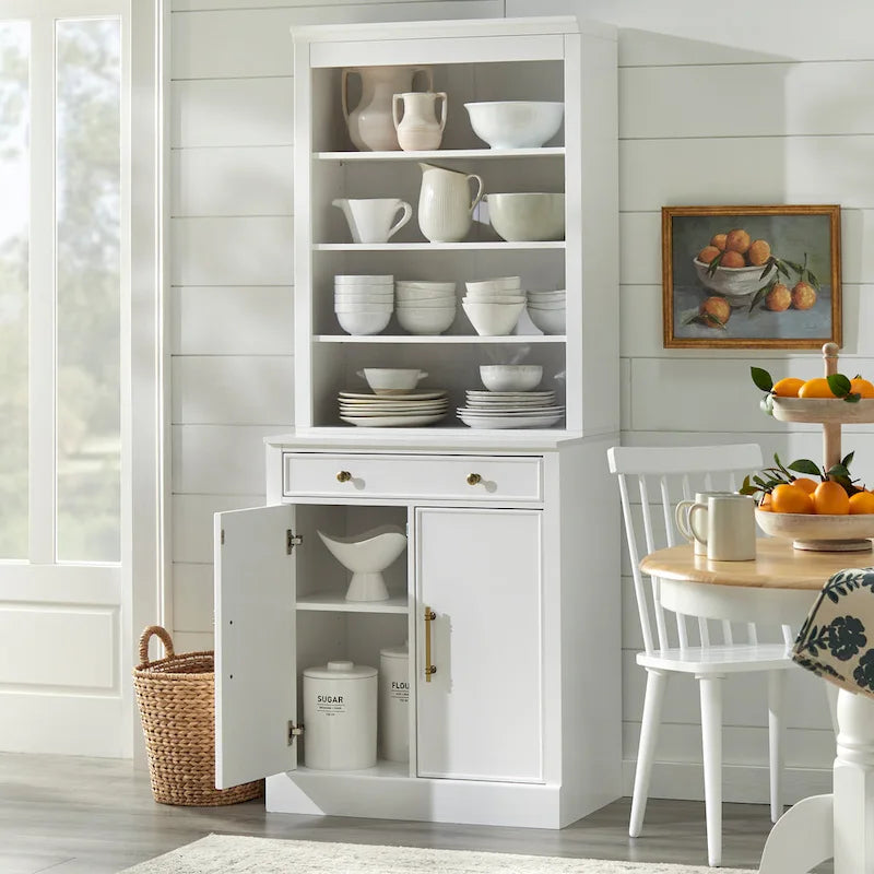 Lifestorey Monza 2-Piece Buffet Hutch Set