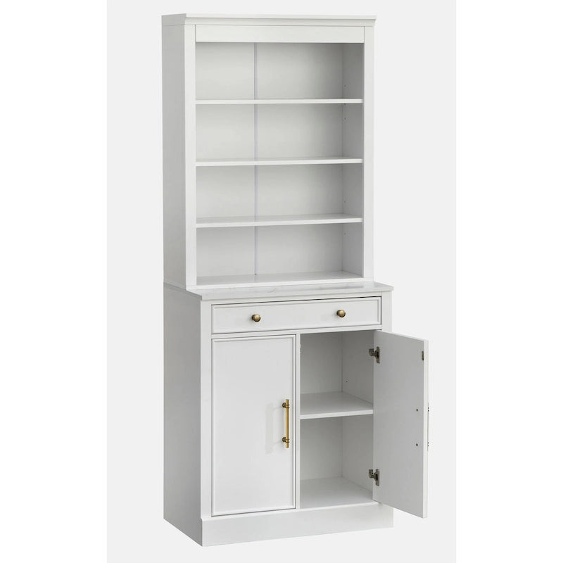 Lifestorey Monza 2-Piece Buffet Hutch Set