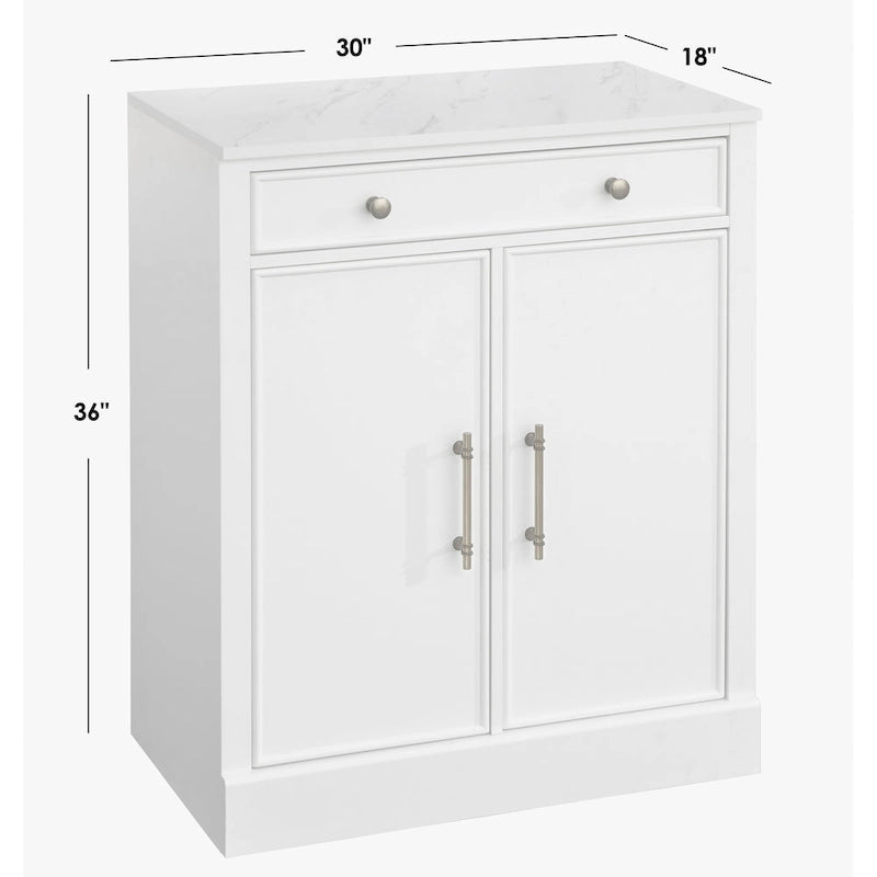 Lifestorey Monza 2-Piece Buffet Hutch Set