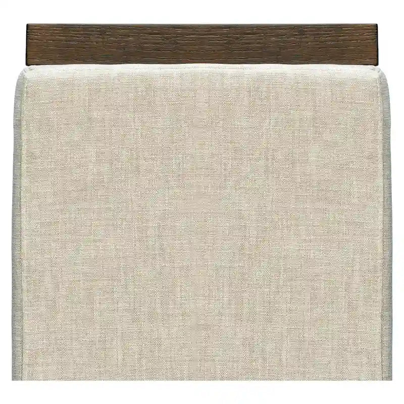Wood Veneer Accent Bench with Lower Storage Shelf and Cushion