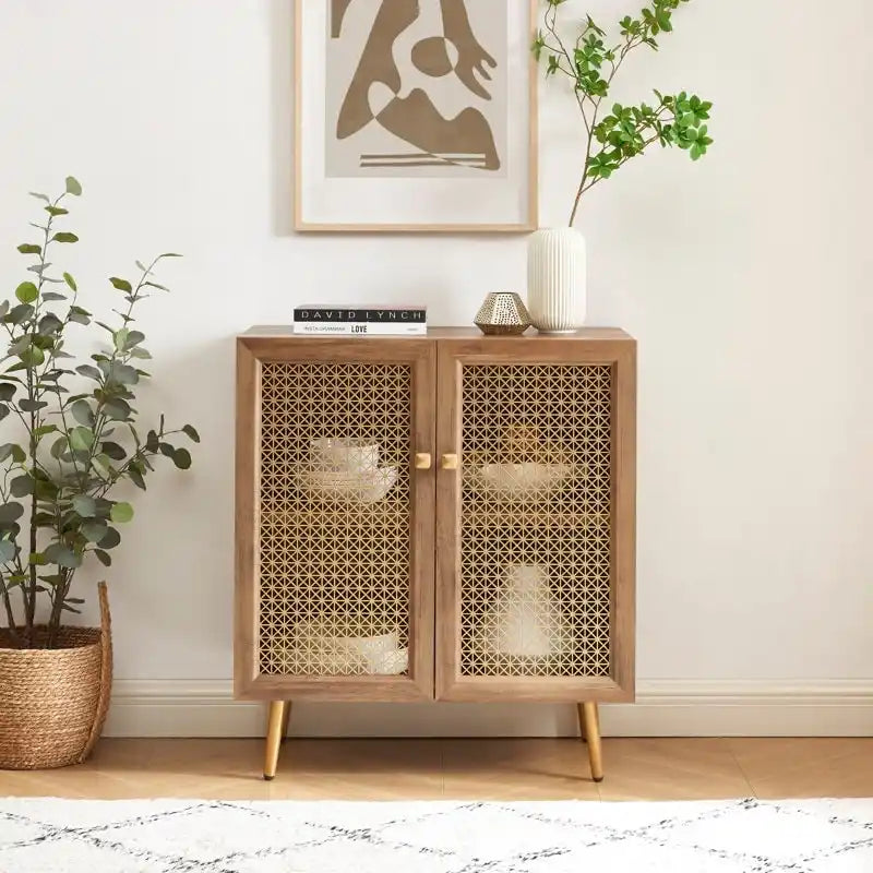 30.8 W Wood Buffets and Sideboards Storage Cabinet