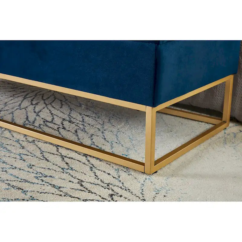 58.6 Bed Bench Metal Base with Storage