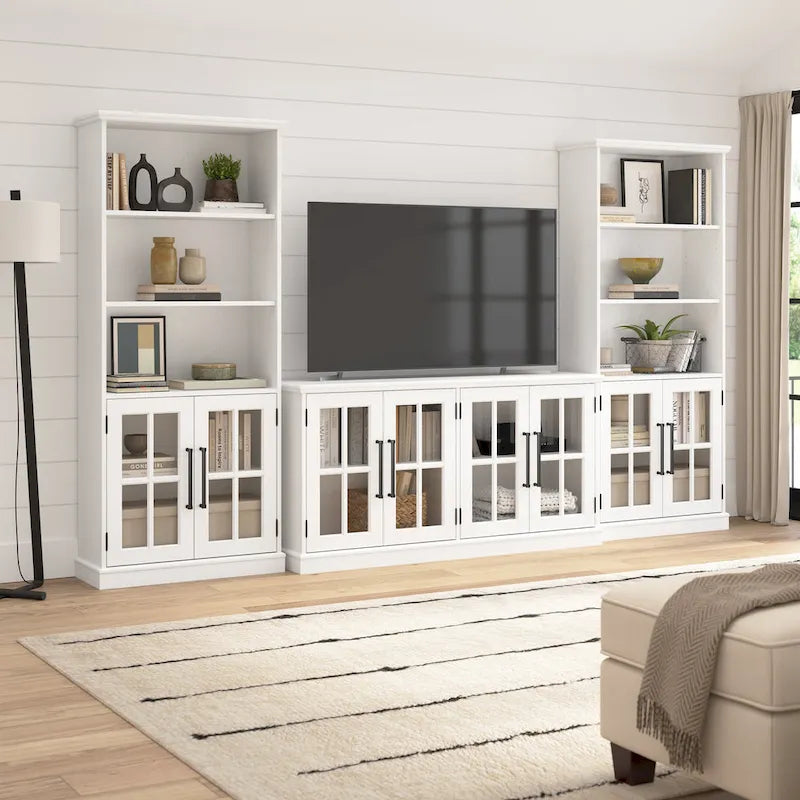Westbrook 32W Storage Cabinet with Glass Doors by Bush Furniture