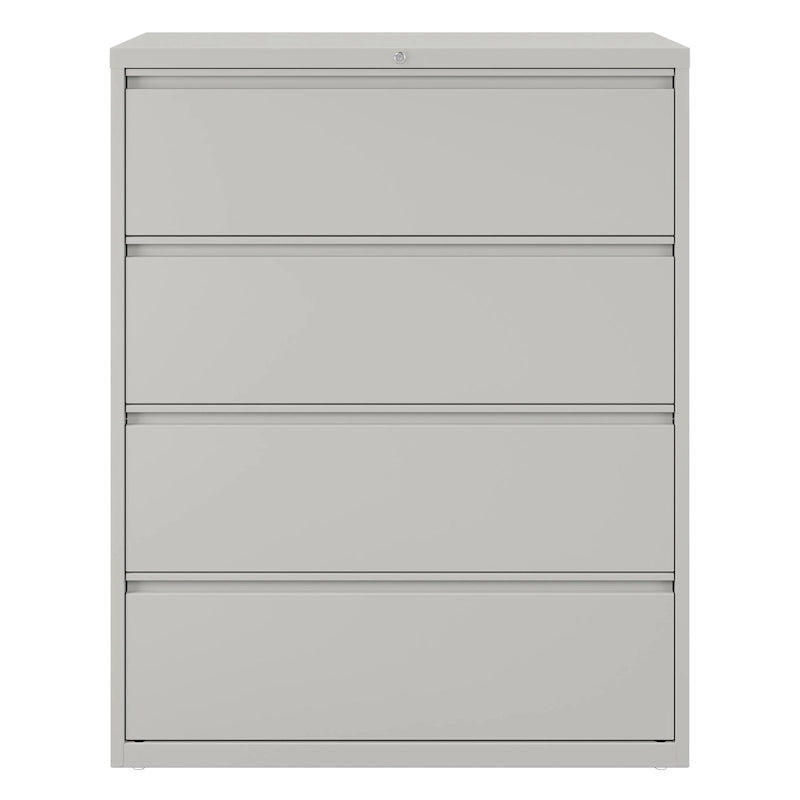 8000 Series 42 Wide 4-Drawer Lateral File Cabinet, Light Gray