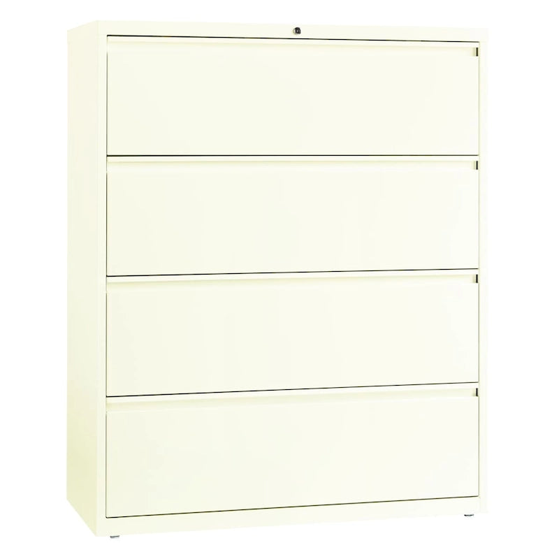 8000 Series 42 Wide 4-Drawer Lateral File Cabinet, Light Gray