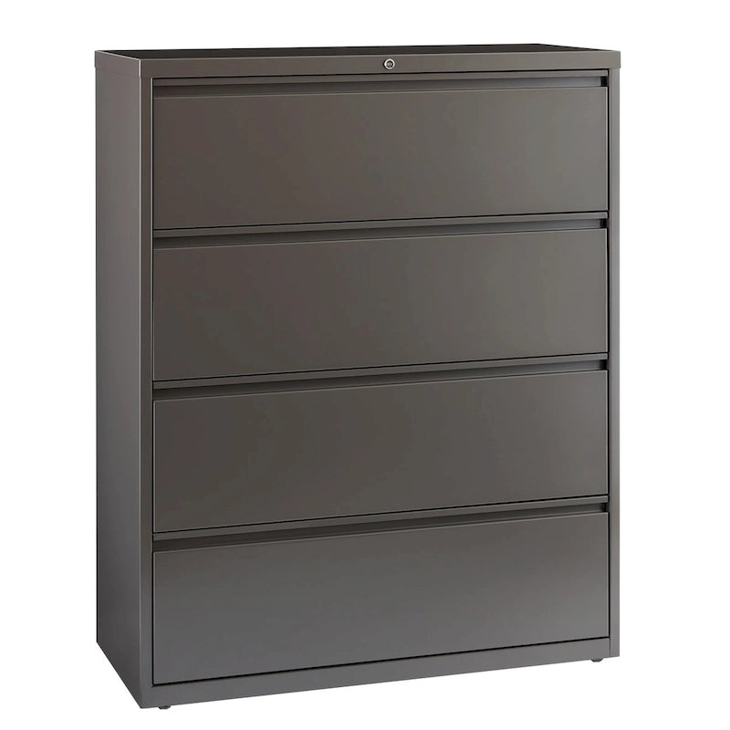 8000 Series 42 Wide 4-Drawer Lateral File Cabinet, Light Gray