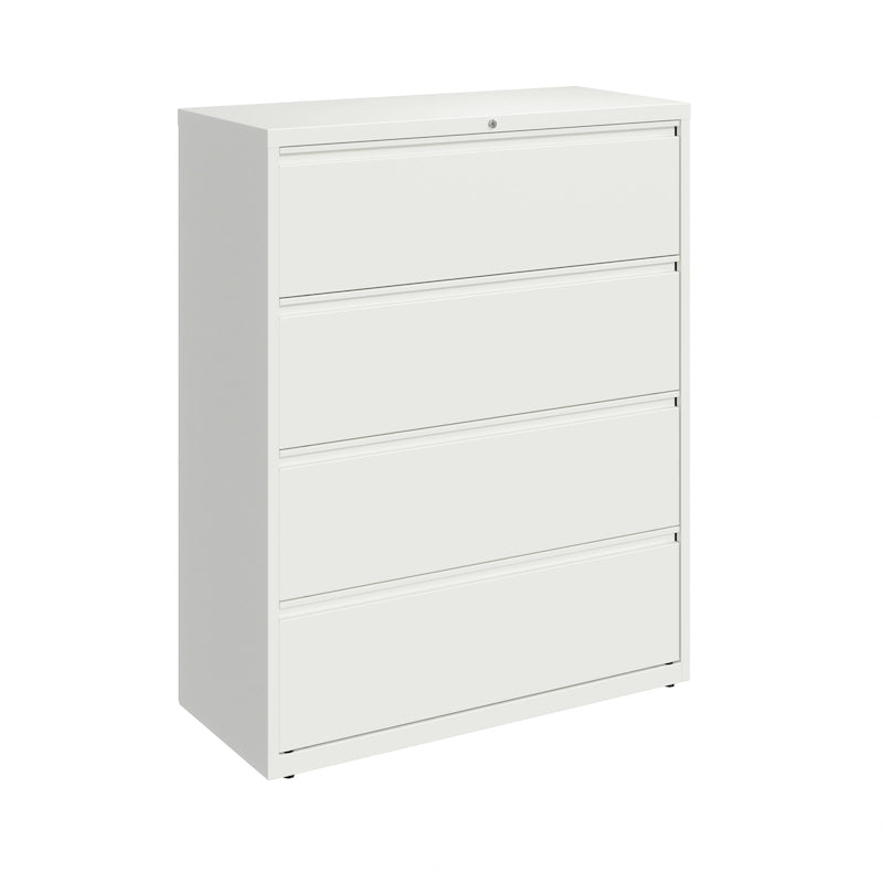 8000 Series 42 Wide 4-Drawer Lateral File Cabinet, Light Gray