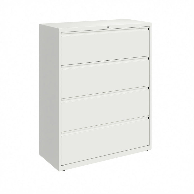 8000 Series 42 Wide 4-Drawer Lateral File Cabinet, Light Gray