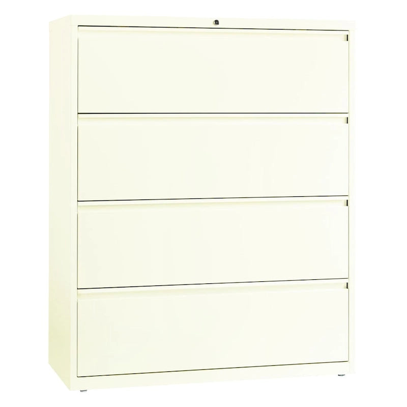 8000 Series 42 Wide 4-Drawer Lateral File Cabinet, Light Gray