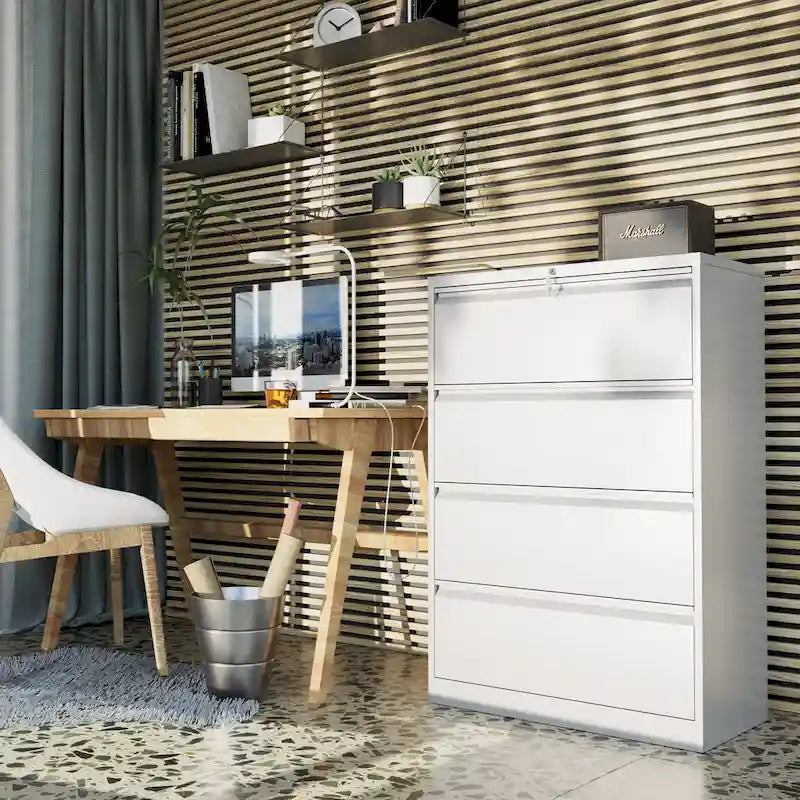 4 Drawer Lockable Steel File Cabinet
