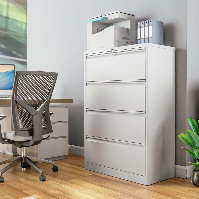 4 Drawer Lockable Steel File Cabinet