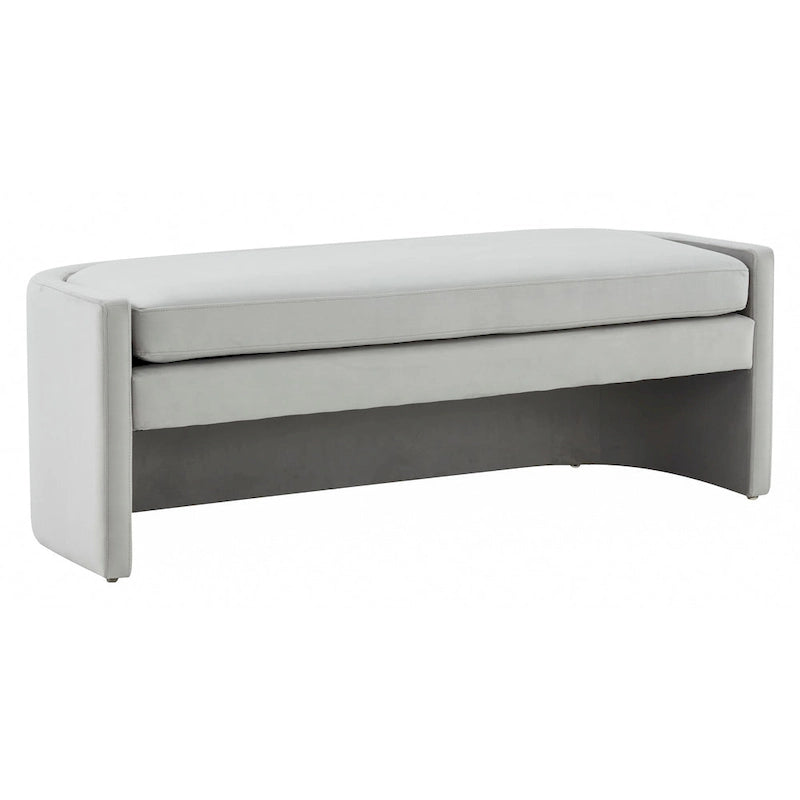 SAFAVIEH Couture Borghildur Curved Bench - 55Wx22Dx20H