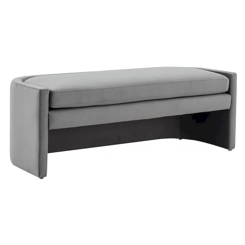 SAFAVIEH Couture Borghildur Curved Bench - 55Wx22Dx20H