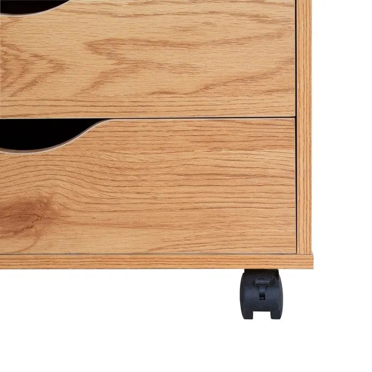 7- Drawer Office File Wooden Cabinet, for Home Office, Mobile File Cabinet, Mobile Storage Cabinet, Filing Storage Drawer