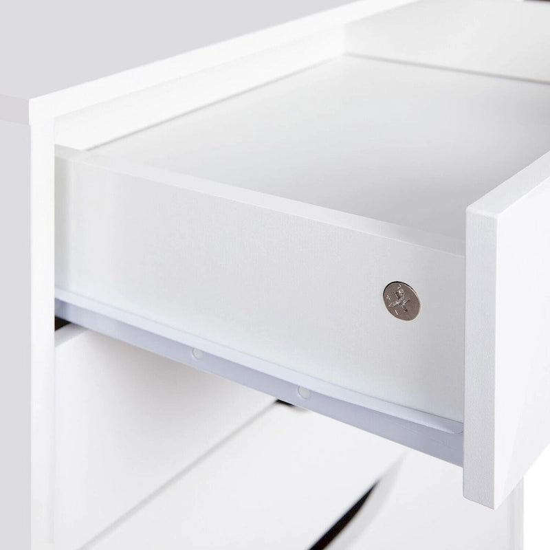 7- Drawer Office File Wooden Cabinet, for Home Office, Mobile File Cabinet, Mobile Storage Cabinet, Filing Storage Drawer