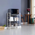 3-Tier Rolling Serving Shelf Rack Utility Storage Kitchen Island Cart