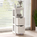 2-Drawer Bathroom Floor Cabinet, Storage Organizer Rack Stand