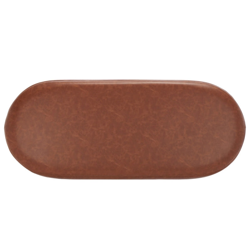 SAFAVIEH Sannie Oval Bench - 50 W x 20 D x 19 H - 50Wx20Dx19H