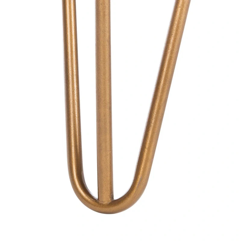 Textured 1-Drawer Nightstand with Hairpin Legs