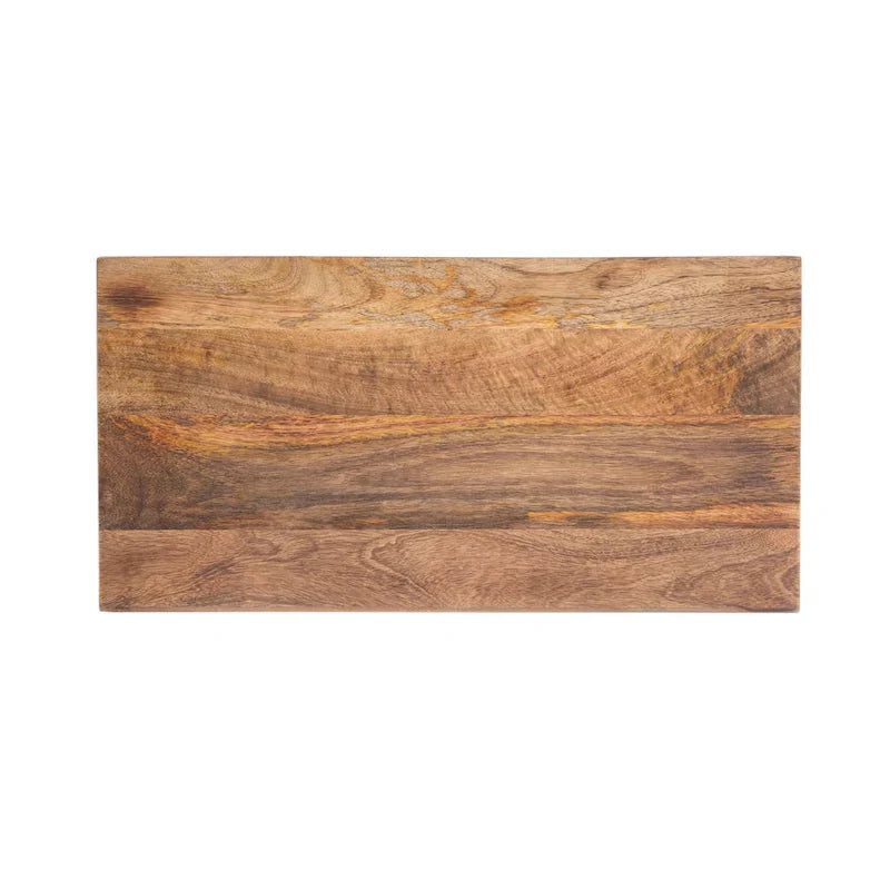 Textured 1-Drawer Nightstand with Hairpin Legs