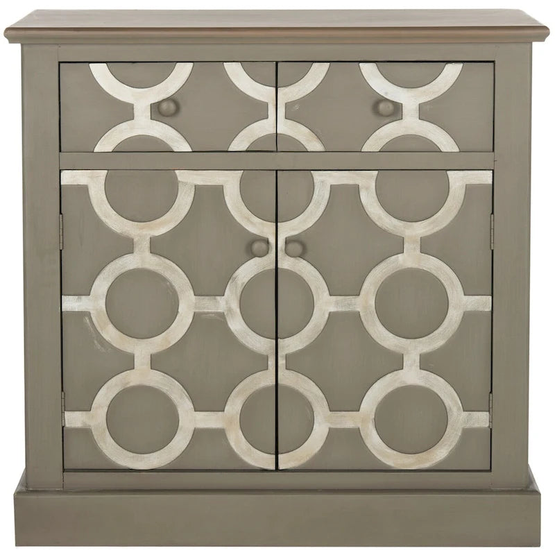 SAFAVIEH Leitha Grey Storage Chest - 29Wx15Dx29H
